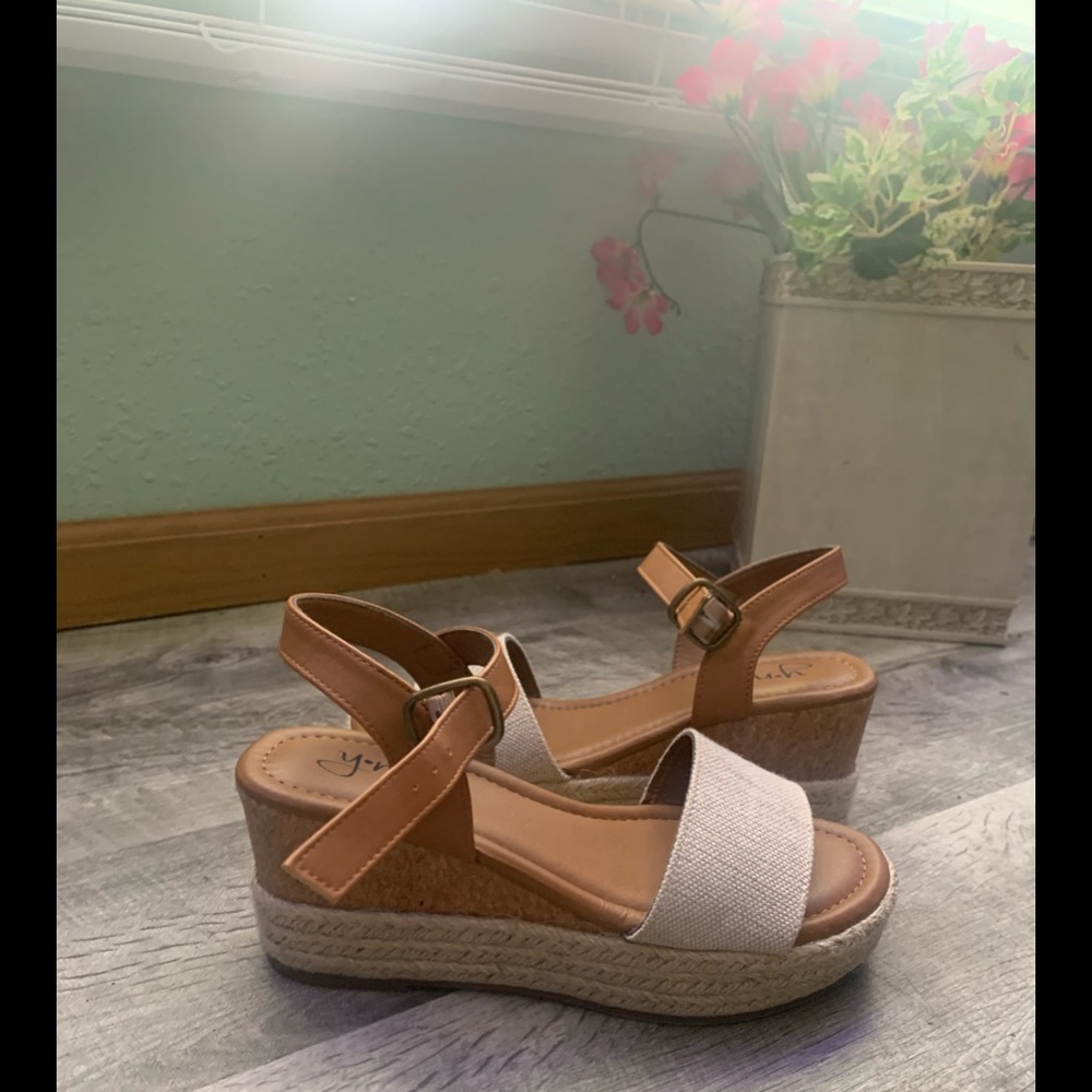 Platform wedge sandals